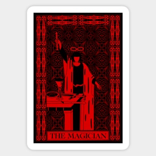 The Magician - Crimson Tarot Cards Sunweaver Sticker